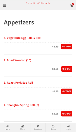 China Lin Collinsville Order Screenshot 1