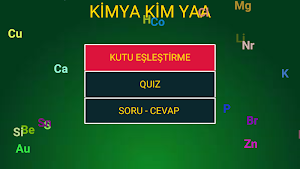 Kimya Kim Yaa - Kimyasal Eleme Screenshot 0
