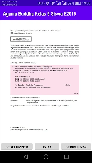 Agama Buddha Kelas 9 Siswa E2015 Screenshot 1