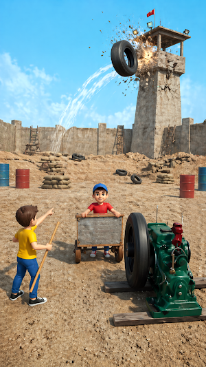 Tire Launcher Hit – Viral Jump Screenshot 3