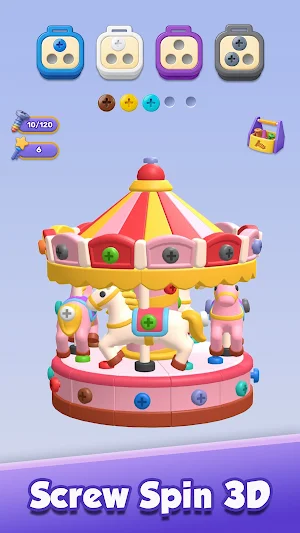 Screw Spin: 3D Color Sort Screenshot 0