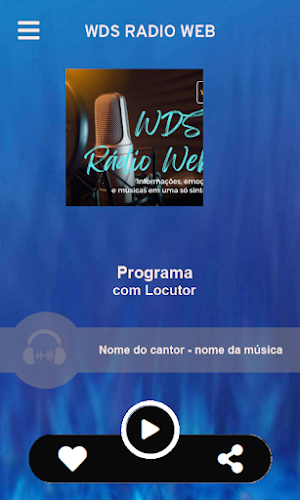 WDS RADIO WEB Screenshot 1