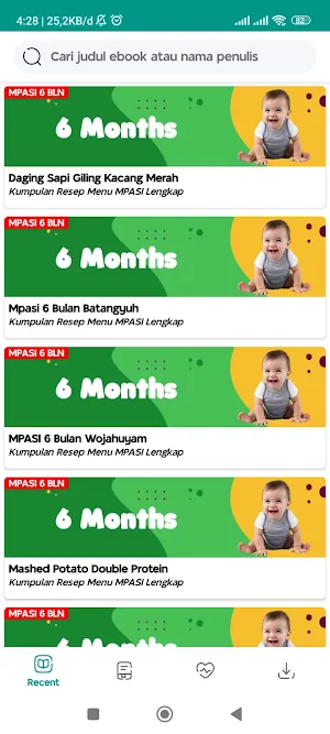 MPASI Recipe 6-13 Months Screenshot 0