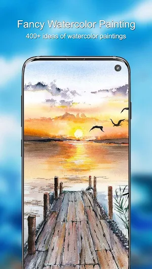 400+ Watercolor Art Paintings Screenshot 3