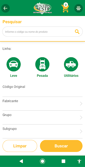 Centro Oeste Distribuidora de Peças Screenshot 1