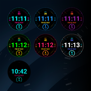 Digital Neon Watch Face Screenshot 2