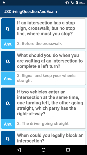 US Driving License Test Screenshot 3