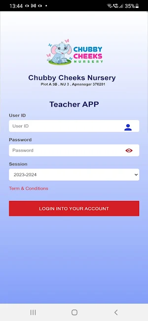 CHUBBY CHEEKS NUR TEACHER APP Screenshot 0