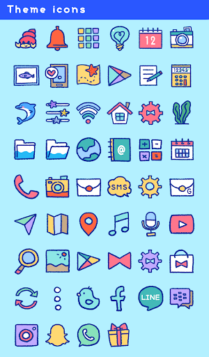 Cute Wallpaper Ocean Friends Theme Screenshot 3