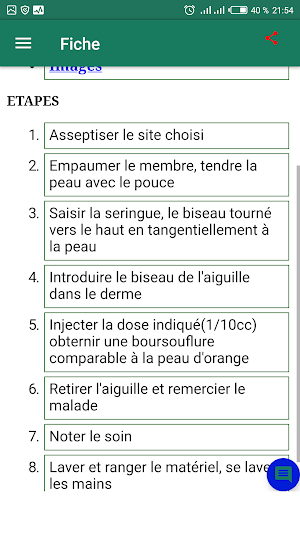 Soins infirmiers Screenshot 2