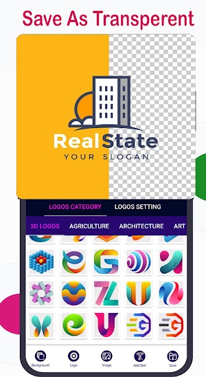 Logo Maker : 3D Graphic Design Screenshot 2