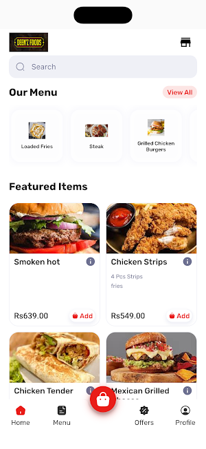Deen'z Foods Screenshot 1