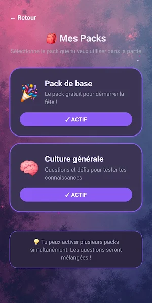 Actions & Questions Screenshot 2