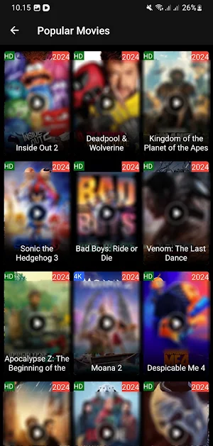 All HD Movies. 2025 Screenshot 2