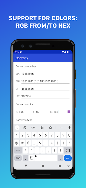 Base Converter: Converty Screenshot 1