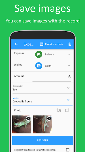 Easy Household Account Book Screenshot 1