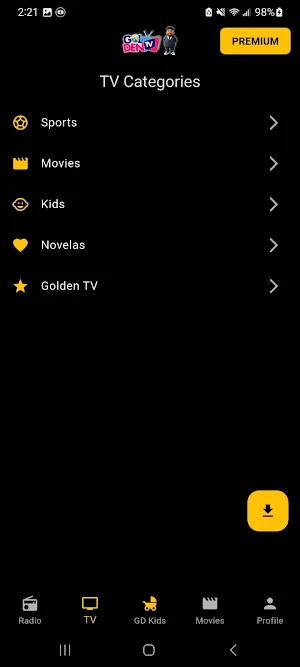Golden Media TV Screenshot 2
