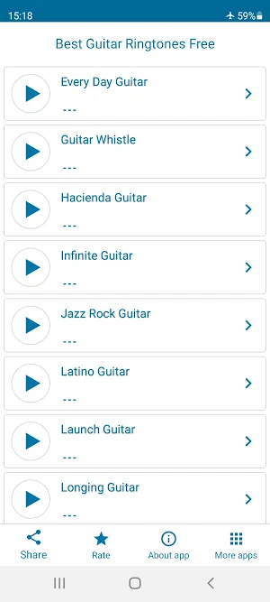 Best Guitar Ringtones Free Screenshot 1