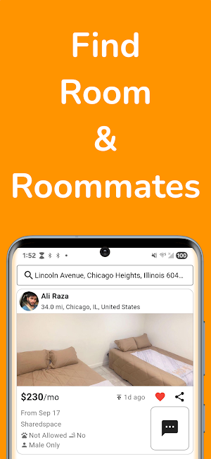 Room for Rent, Roommate Finder Screenshot 0