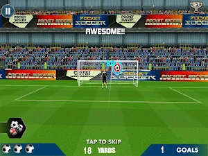 Soccer Flick Kick Screenshot 1