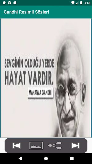 Gandhi Resimli Sözleri Screenshot 0