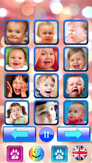 Sound for kids. Baby touch sound. Laugh & cry Screenshot 0