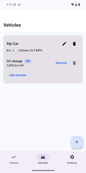 FuelTrail: Fuel Log & MPG Screenshot 2