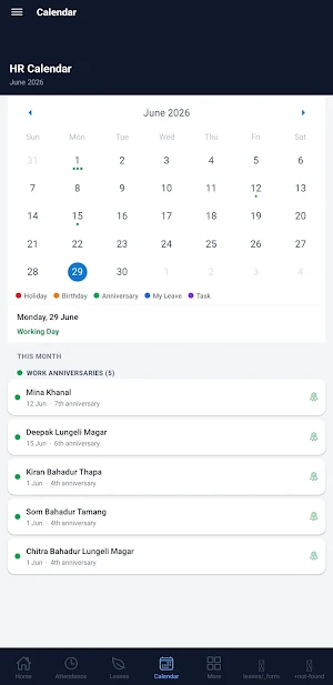 MeroNetwork HRM Screenshot 3