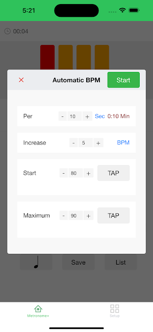Metronme Plus Screenshot 2