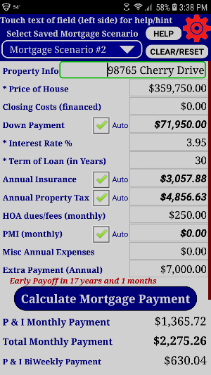 Mortgage Home Loan Payment Calculator Pro Screenshot 1