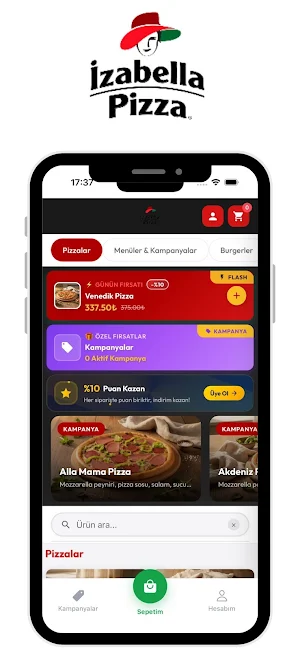 İzabella Pizza Babaeski Screenshot 0