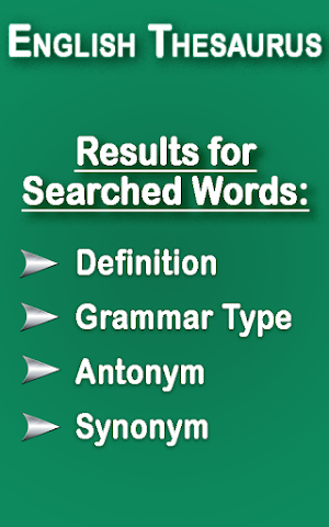 English Thesaurus Screenshot 0