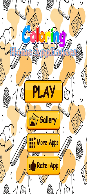 Coloring Home Appliances Screenshot 1
