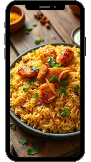 Rice Dishes Wallpaper Screenshot 0