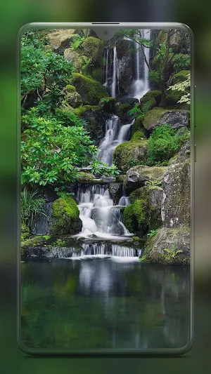 Waterfall Wallpaper HD Screenshot 2
