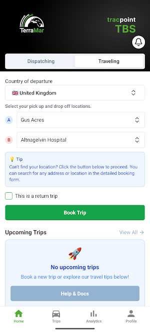 Transport Booking Screenshot 3