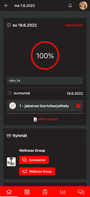 Valmentajasi Screenshot 1