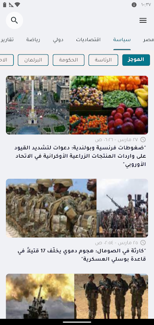 Egyption Headlines Screenshot 2