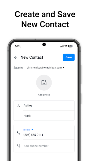 Contacts Screenshot 2