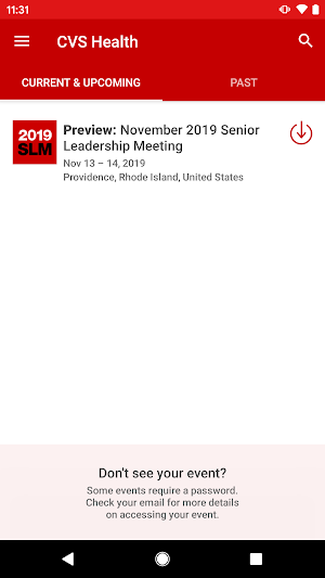 CVS Health Meetings Screenshot 1