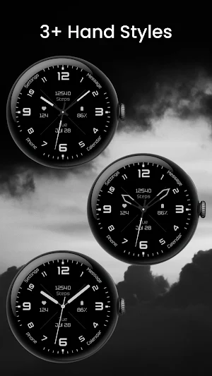 Minimal Analog Watch Face: G01 Screenshot 3