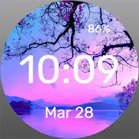 Very Pink Sunset - Watch Face
