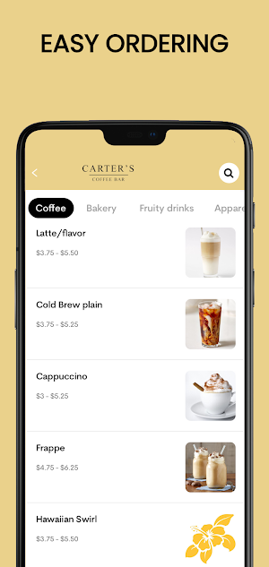 Carter’s Coffee Bar Screenshot 3