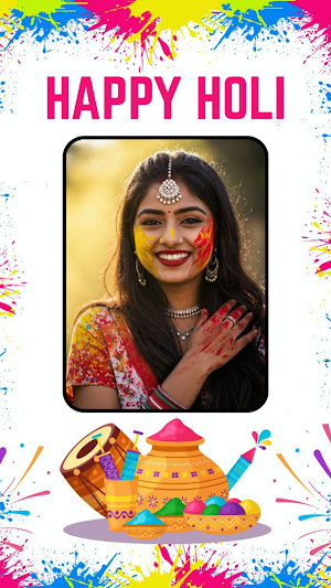 Happy Holi Photo Frame 2026 Screenshot 2