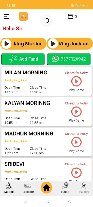 Sara 777 Mtka App Screenshot 2