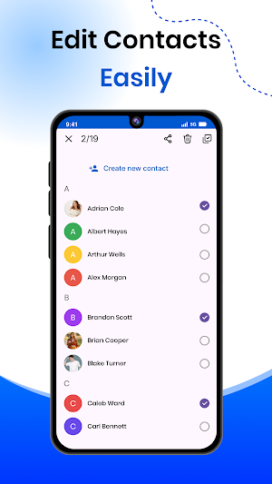 Contacts Screenshot 1