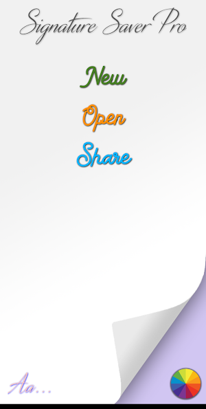 Signature Saver Pro Screenshot 0