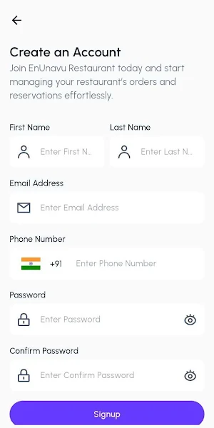 EnUnavu Restaurant Screenshot 3