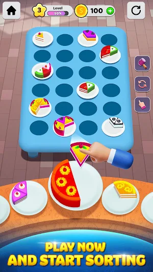 Cake Sort 3D:Color Puzzle Game Screenshot 3