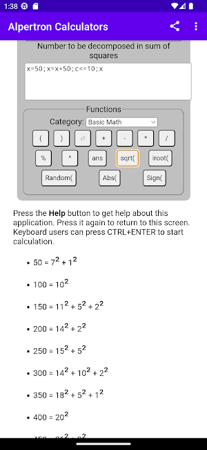 Alpertron Calculators Screenshot 1